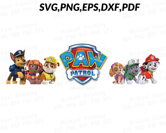 Download Free Paw Patrol Clipart Paw Patrol Cartoon Png Paw Patrol Etsy SVG Cut Files