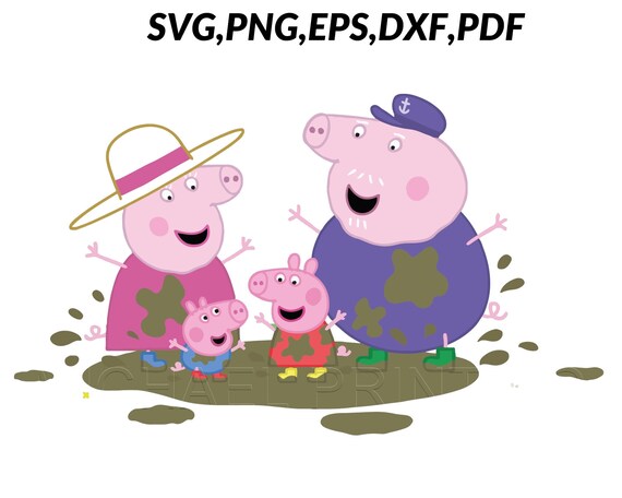 Download Free Family Peppa Pig Svg Peppa Pig Png Peppa Pig Clicpart Peppa Etsy SVG Cut Files