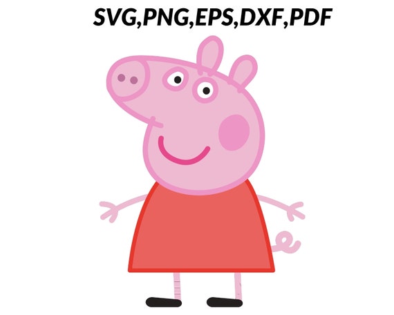 Download Peppa pig svg Peppa pig png Peppa pig clicpart peppa pig | Etsy