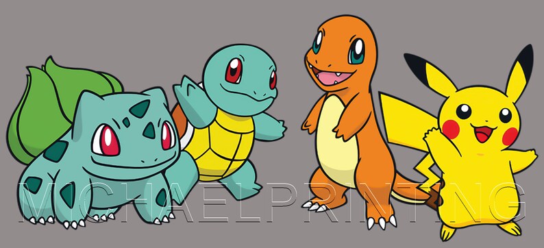 Download Pokemon Svg Pokemon characters pokemon birthday files for | Etsy