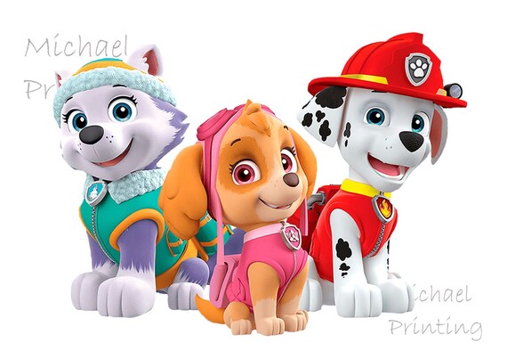 Instant Download included 5 extensions and vector PawPatrol Clipart Digital PNG Images Scrapbook Photos Cliparts
