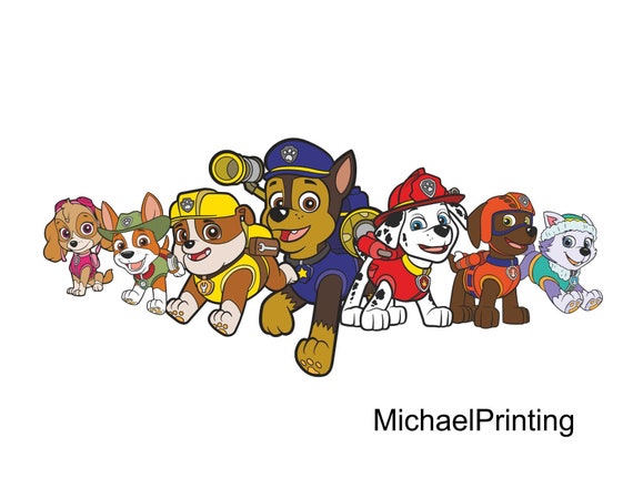 Ernæring Funktionsfejl mistet hjerte Paw Patrol Clipart Paw Patrol SVG PNG Paw Patrol Printable | Etsy