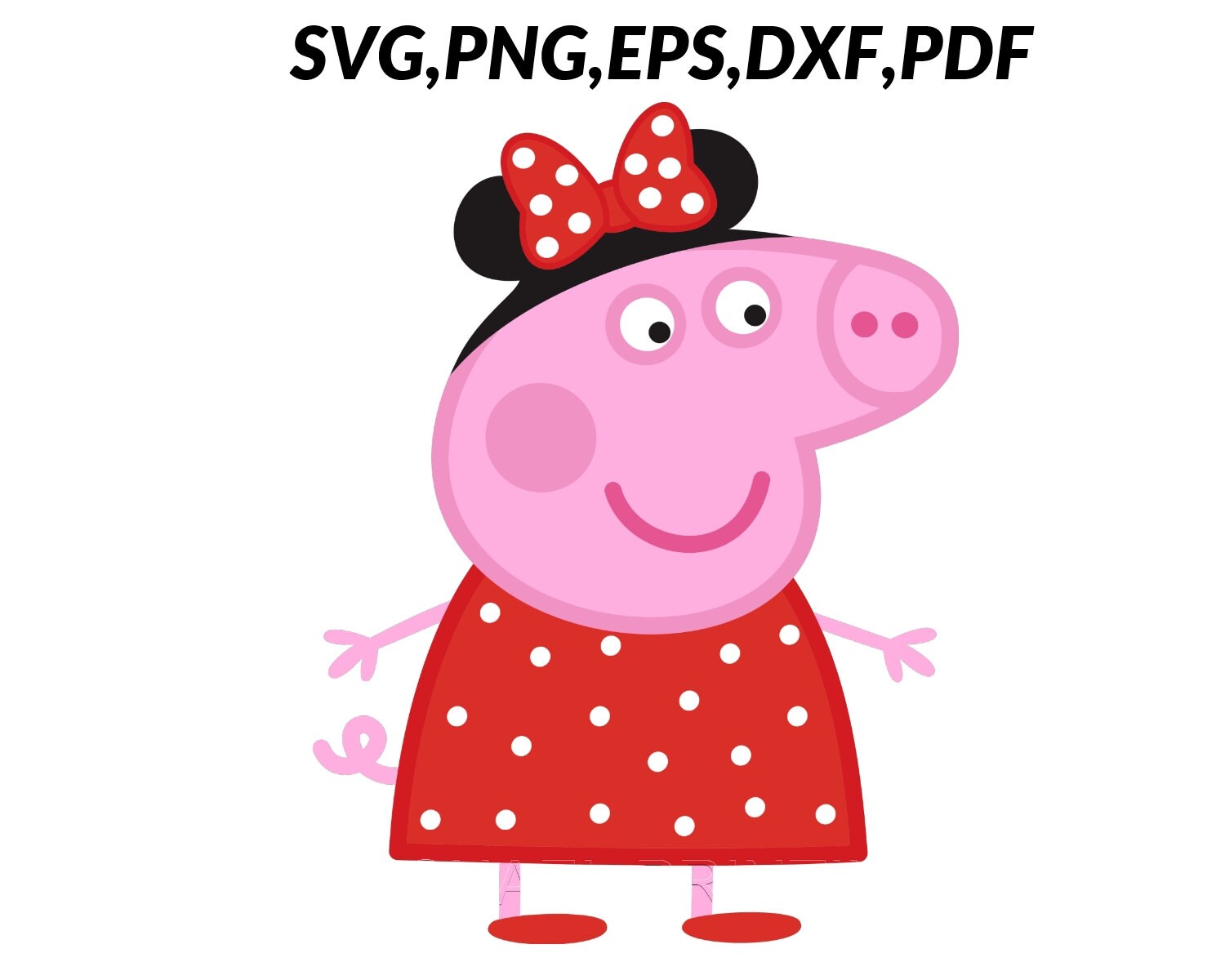 Download Peppa Pig Svg Peppa Pig Png Peppa Pig Clicpart Peppa Pig Etsy