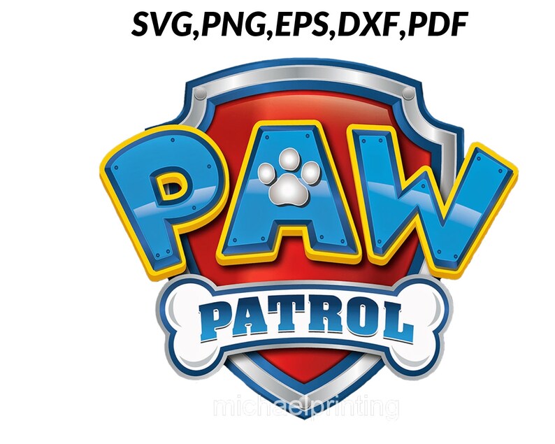 Instant Download included 5 extensions and vector PawPatrol Clipart Digital PNG Images Scrapbook Photos Cliparts