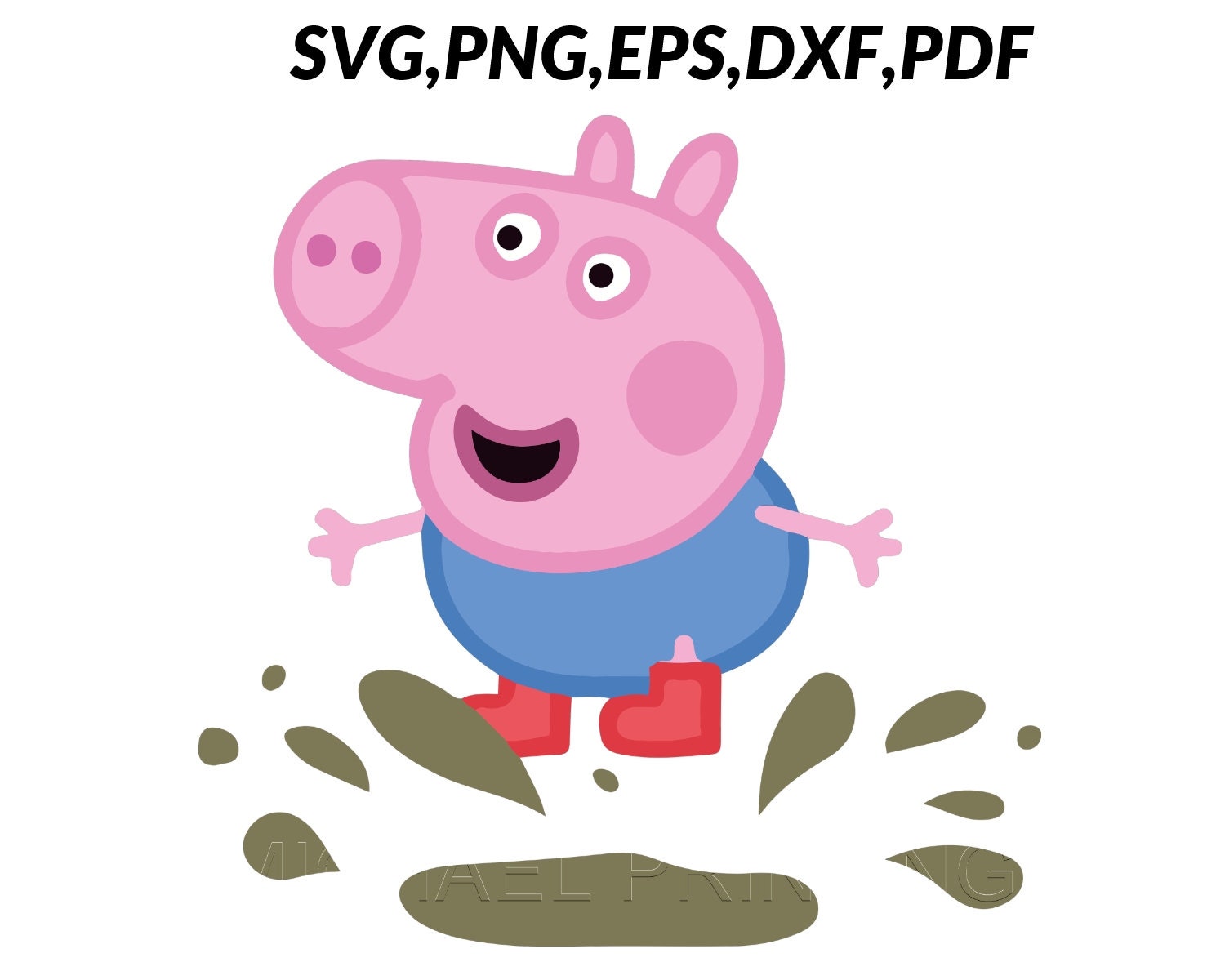 Download Peppa Pig Svg Peppa Pig Png Peppa Pig Clicpart Peppa Pig Design Peppa Pig Svg Png Dxf Clipart Digital Download