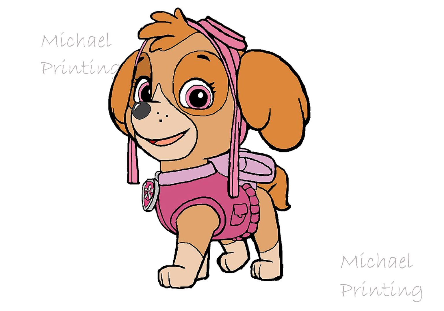 Skye Paw Patrol / Dxf Eps Pdf Png Cricut Cutting file | Etsy