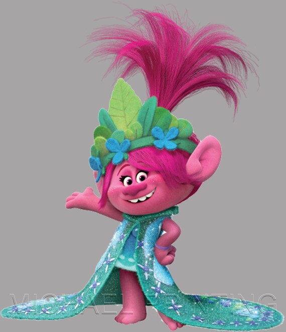 Poppy Trolls Png Princess Poppy Png Trolls File Poppy From Etsy