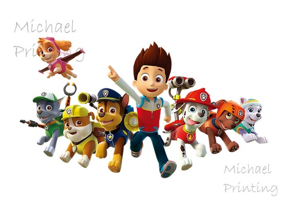 Instant Download included 5 extensions and vector PawPatrol Clipart Digital PNG Images Scrapbook Photos Cliparts