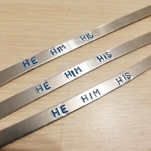 Hand Stamped Bracelet