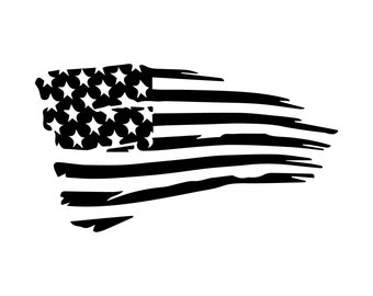Download Distressed American Flag Svg Etsy
