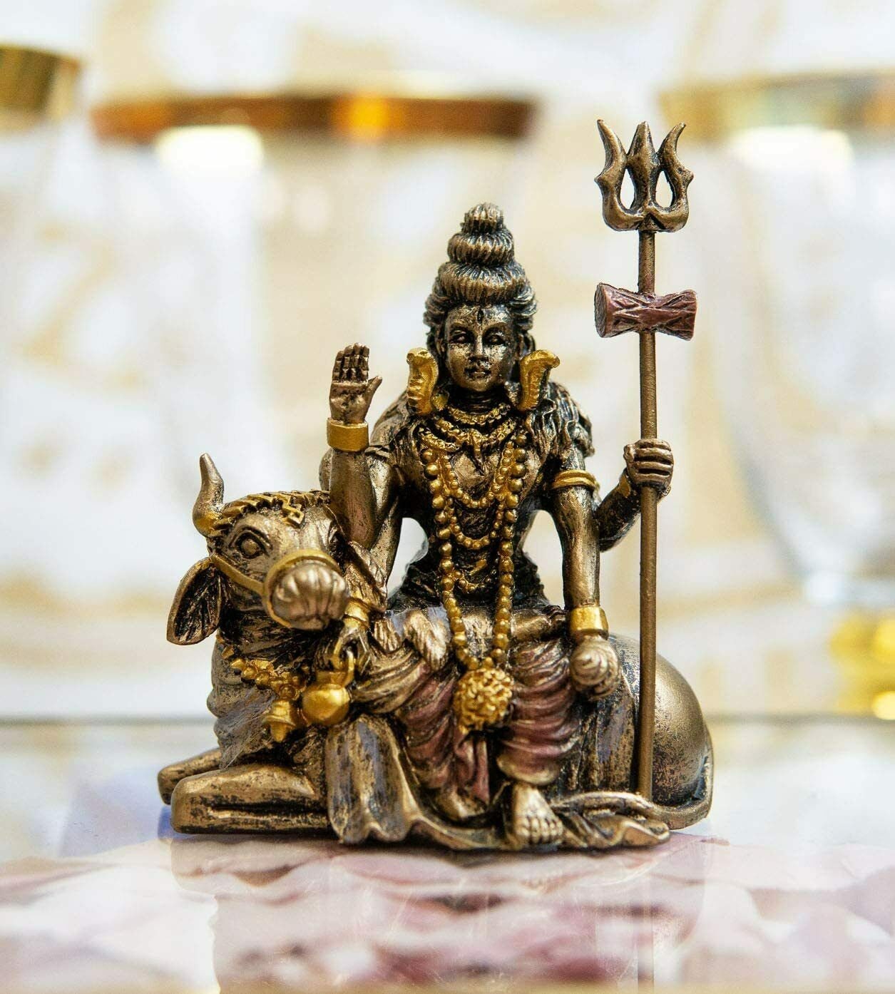 Vastu Hindu God Lord Shiva Mahadeva Sitting on Nandi Bull - Etsy