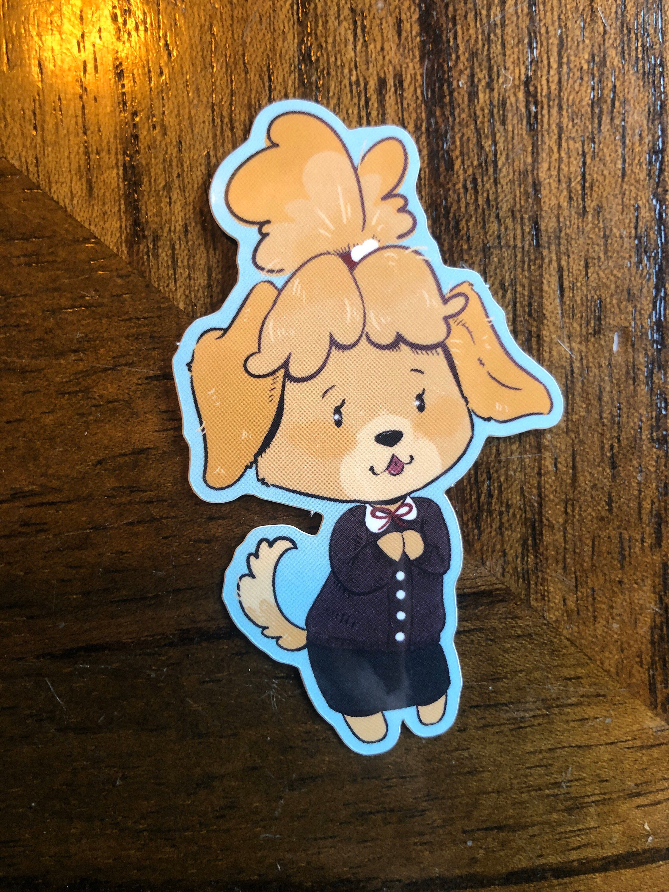 Isabelle Animal Crossing Nintendo Decal Waterproof Sticker | Etsy