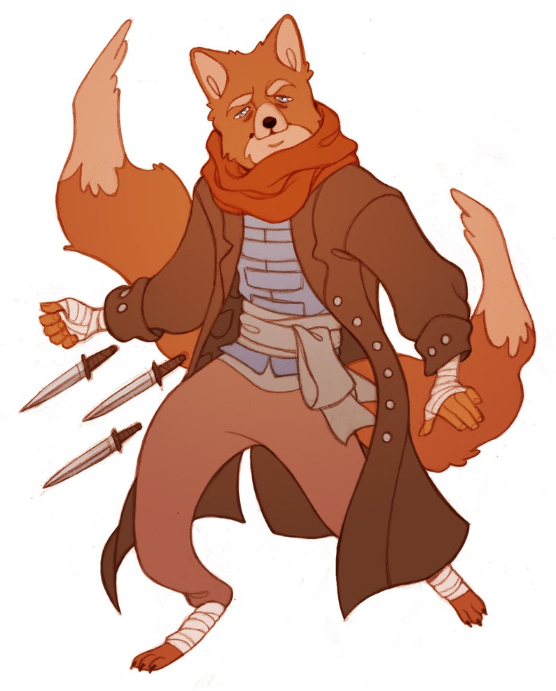 DnD RPG Custom Character Art Commission