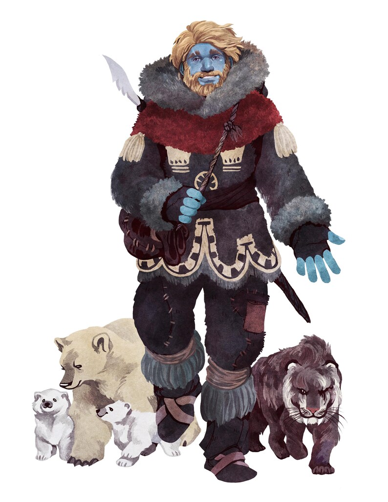 DnD RPG Custom Character Art Commission