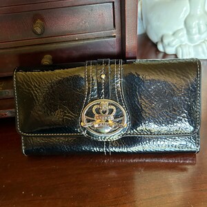 Kathy Van Zeeland black vinyl wallet | KHTRGHY Purses Men Multifunction Slim Wallet Case Cardholder | クレジットカードケース | KHTRGHY(わしのおとも)