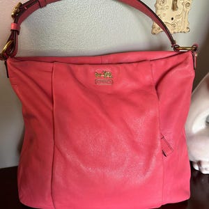 Vintage Coach Pink Hobo - Etsy