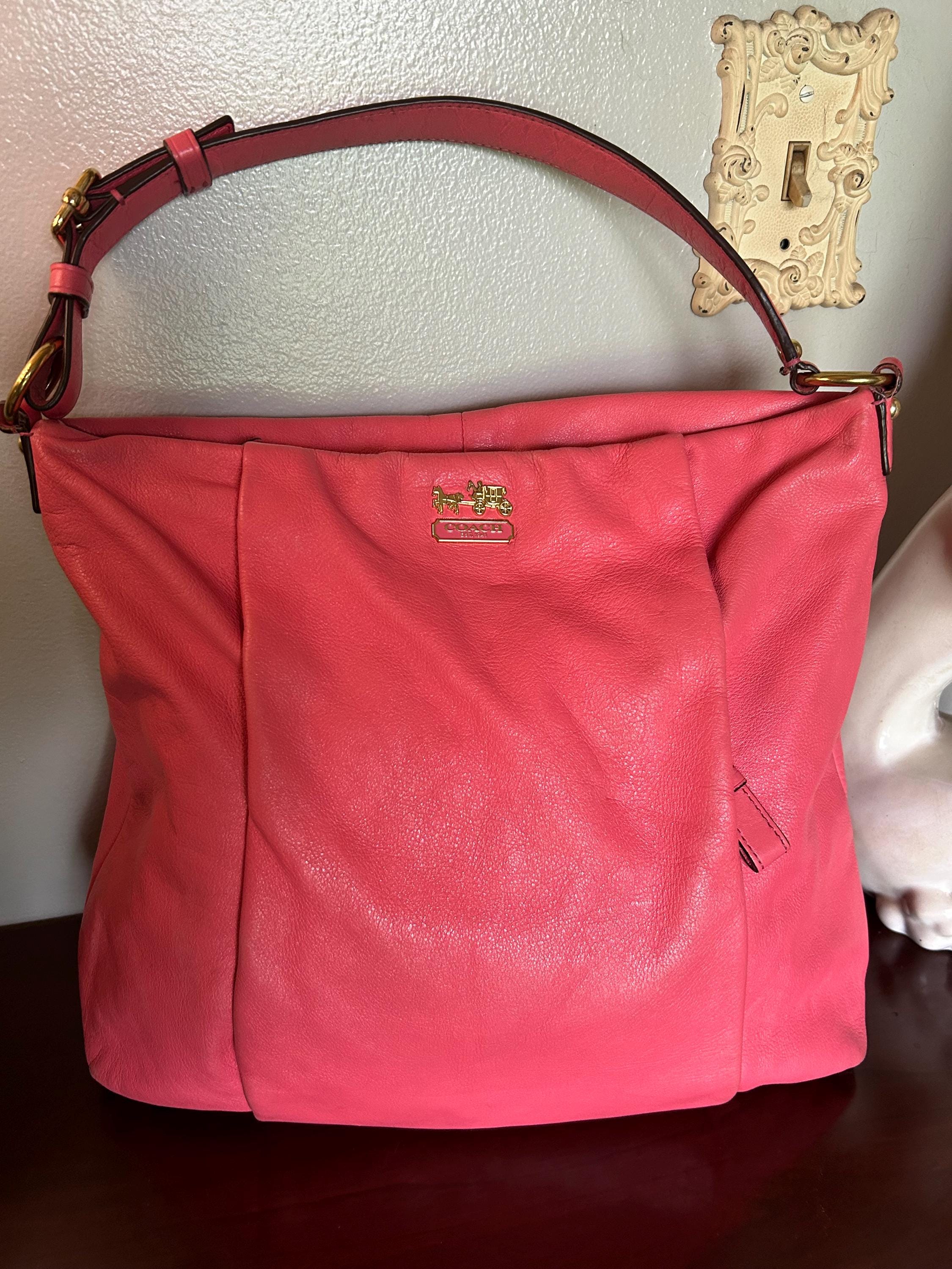 Vintage Coach Pink Hobo - Etsy