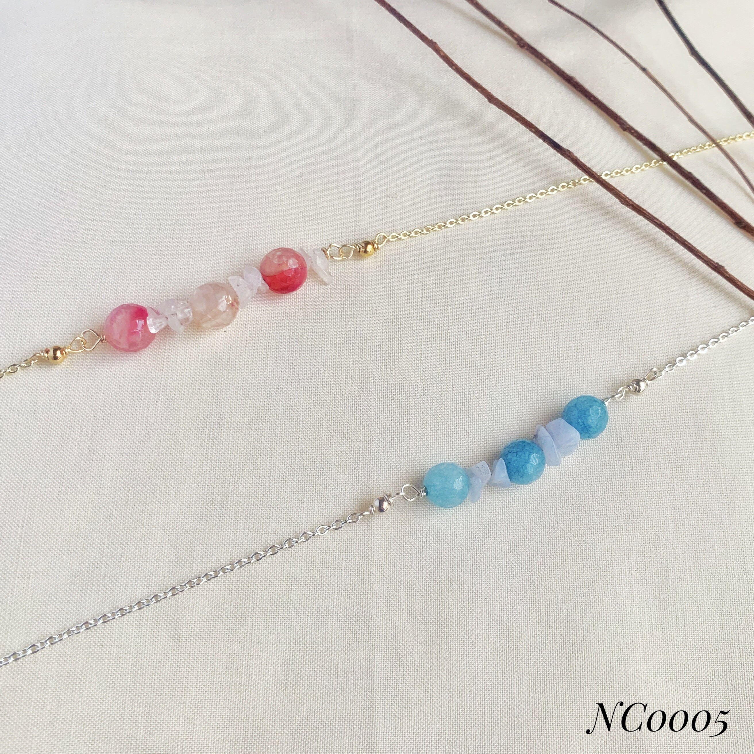 MEANING STONE dainty necklace dainty necklace women dainty Etsy