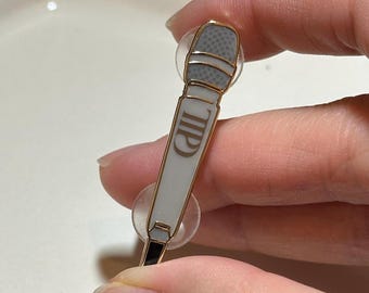 Mikrofon Emaille Pin