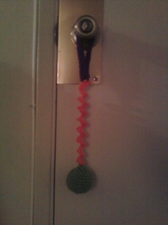 door cat toy