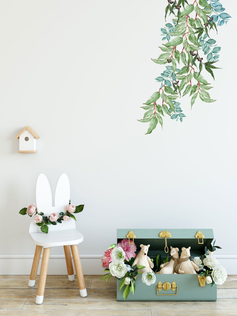Australian Native Greenery Wall Sticker for Room Decoration Etsy