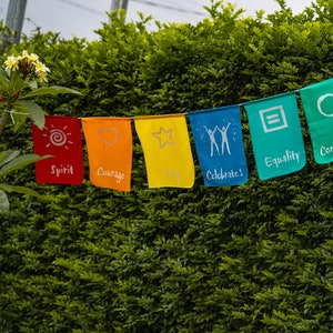 100% Best quality Lungta Flags | Tibetan Prayer flags | Religious and Spiritual wall Hanging flag