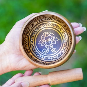 Tibetan Handcrafted Singing Bowl | Purify your negative emotions through Singing Bowl Practice | Best for Meditation and Sound Healing