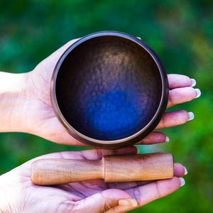 Tibetan Hand Hammered Singing Bowl | Handcrafted Bowl for Meditation | Small Size Bowl for Beginners