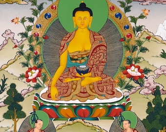 Buddha Thangka Painting | Sacred Buddhist Art For Enlightenment, Dharma Practice And Home Shrine