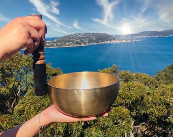 Hand beaten Tibetan Singing Bowl for Sound Healing & Meditation with various sizes | Heal your 7 Chakras