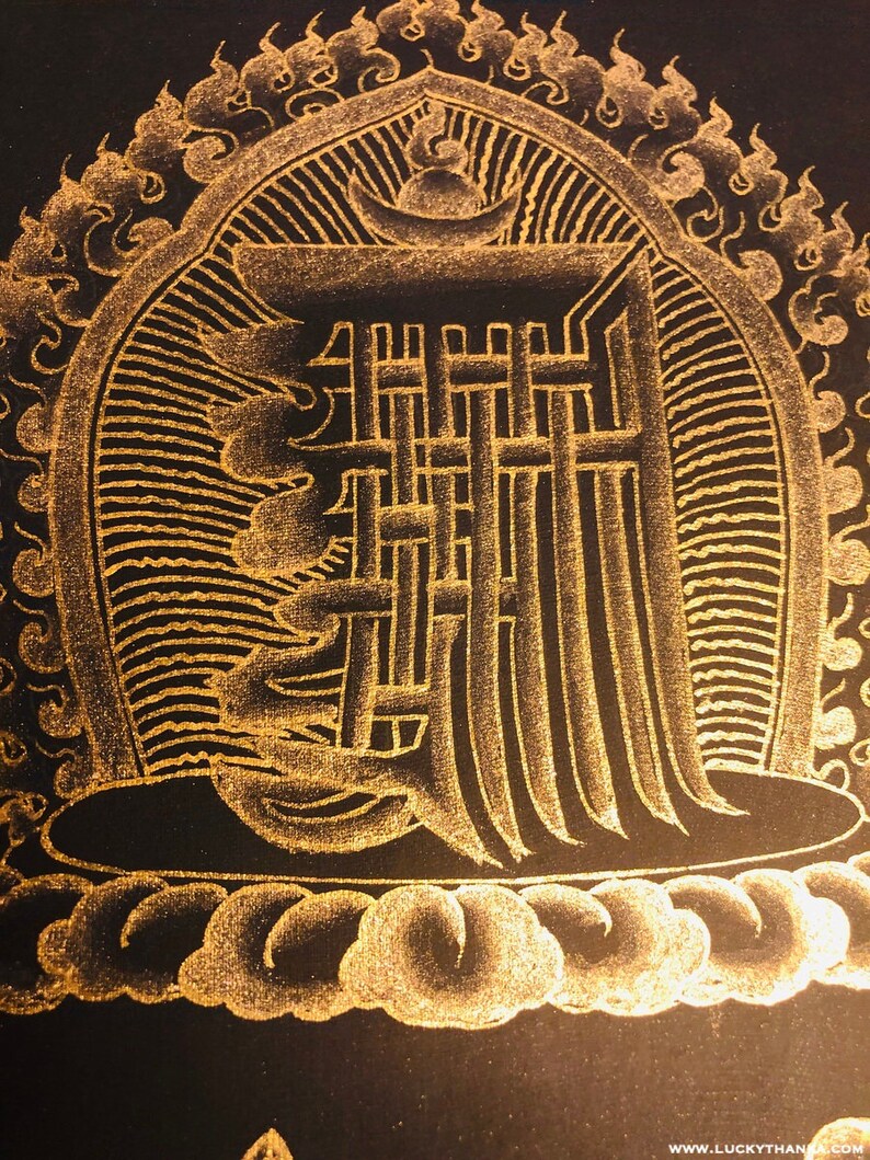 Tibetan Astrology Calendar Thangka Losar New Year Tibetan Etsy