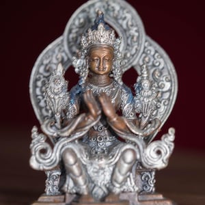 Maitreya Buddha Statue from Nepal - Future Buddha | Hand made Statue for Meditation or Decoration