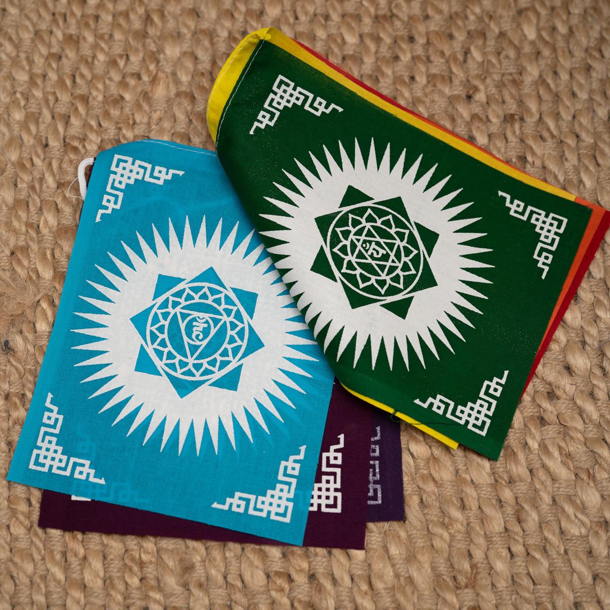 Seven Chakra Prayer Flag | Balance Mind, Body, and Spirit With Vibrant ...