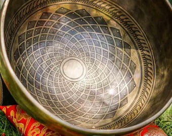 Cosmos Singing Bowl - Handmade Singing Bowl - Best for chakra healing and relaxation SALE