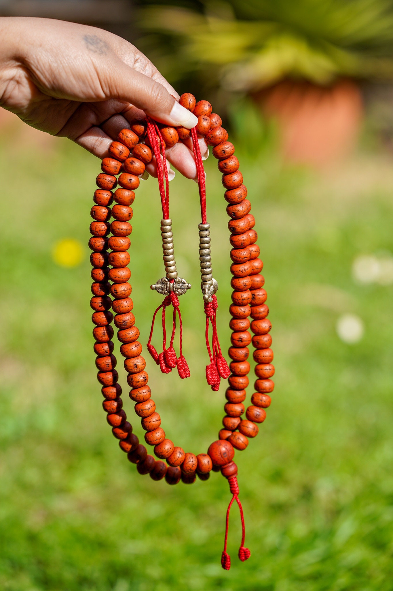 Unique Rare Natural Bodhi Bead Wrist Mala With Bell & Vajra Mala From Nepal Bodhi  Mala Japa Bodhi Seed for Prayers -  Canada