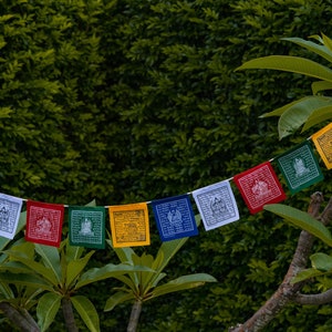 Traditional Lungta Tibetan Flags | Best quality cotton Buddhist flags for home and family
