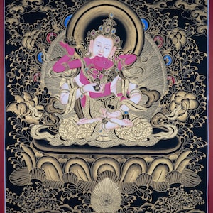 Vajrasattva Thangka Painting | Buddhist Painting for Purification practice