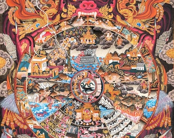 チベット　タンカペイント 71RQHXADdgS._AC_UF350,