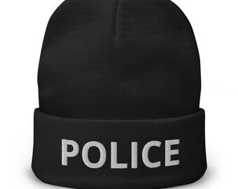 Police Beanie Police Officer 