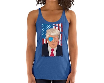 Trump Maga USA Women's Racerback Tank