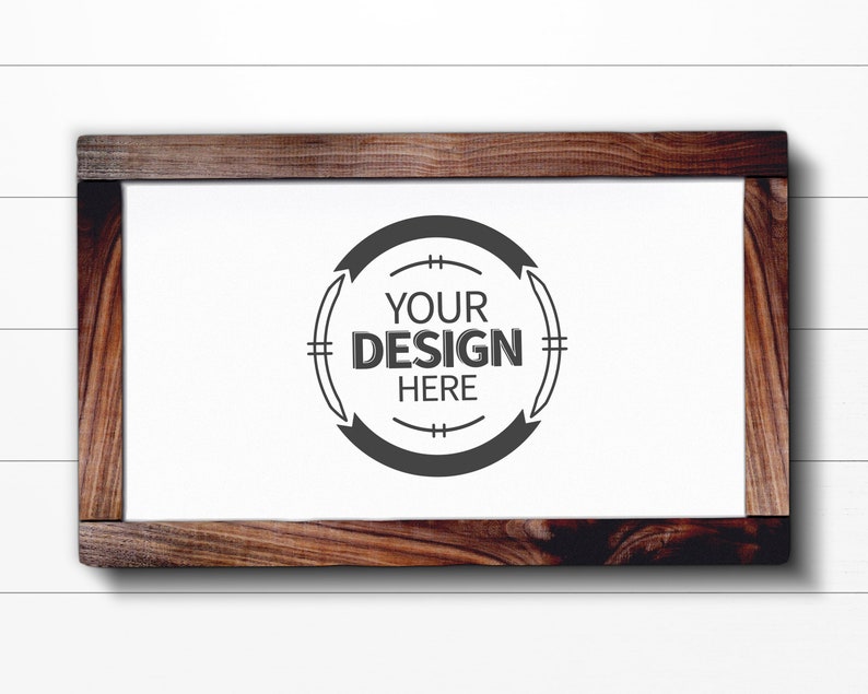 Download Farmhouse Sign Mockup Wooden Frame Mockup White Farmhouse ...