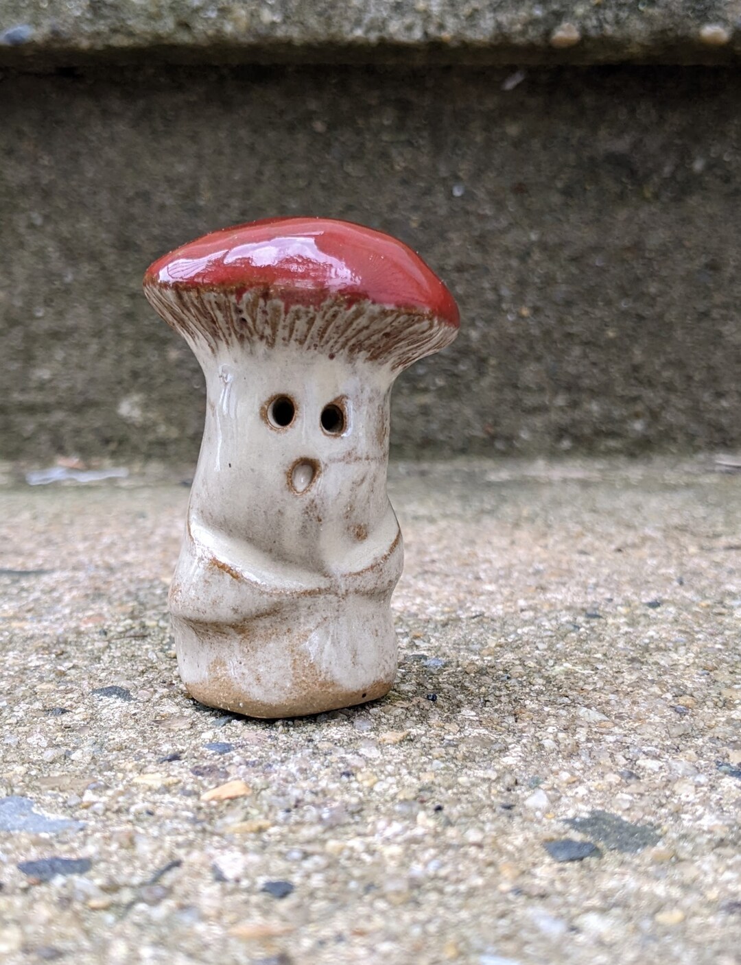 Cute Mushroom Man Figurine Etsy