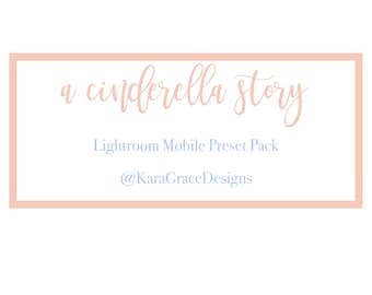A Cinderella Story Lightroom Mobile Preset Pack | Lightroom Mobile Filter