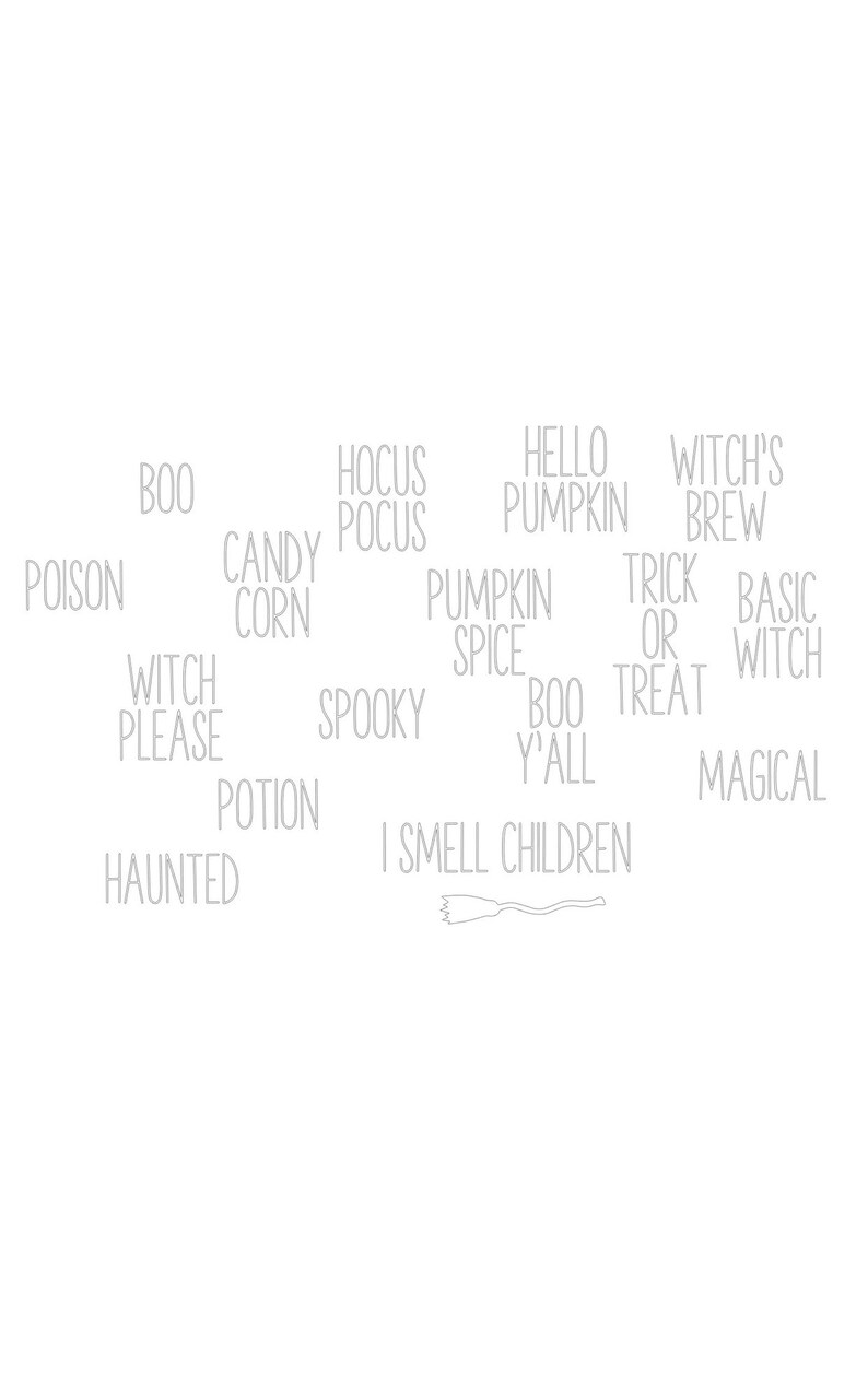 Download Rae Dunn Halloween Wort Bundle Svg dxf | Etsy