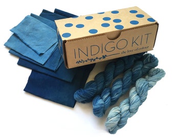 Indigo Kit - Natural Dye - Blue - Pre-measured ingredients for an Organic Indigo Fructose Vat - great for Beginners!