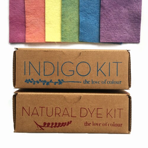 Make a Rainbow Natural Dye Kit Bundle One Indigo Kit One Etsy Australia