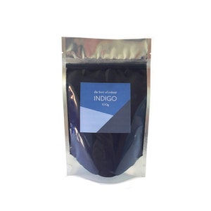 Blue Indigo Pigment for Natural Dyeing, Indigofera Tinctoria