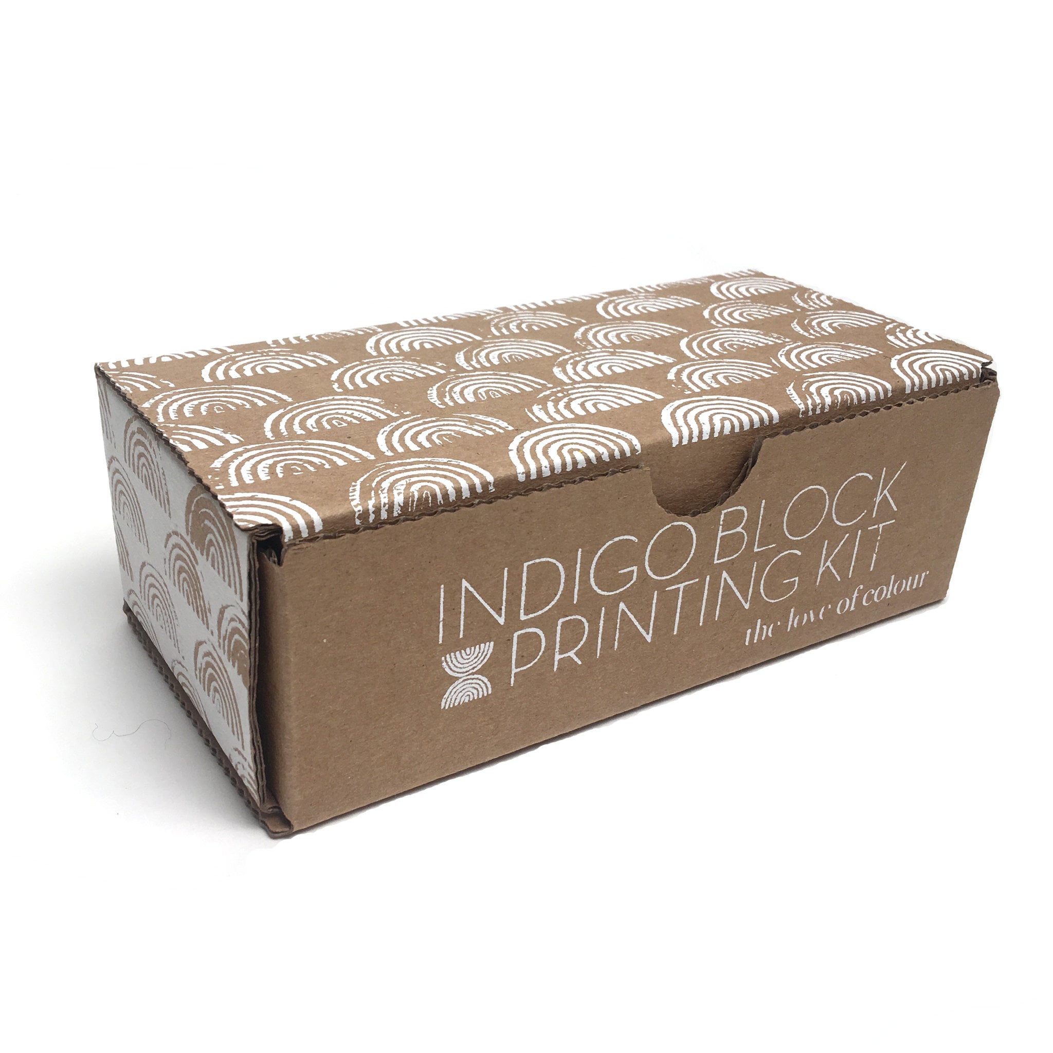Indigo Block Printing Kit - Natural Dye - Pre-measured ingredients to Print with Indigo on Fabric - sustainable craft and design
