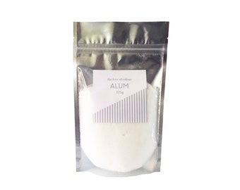 Alum - mordant for natural dyeing