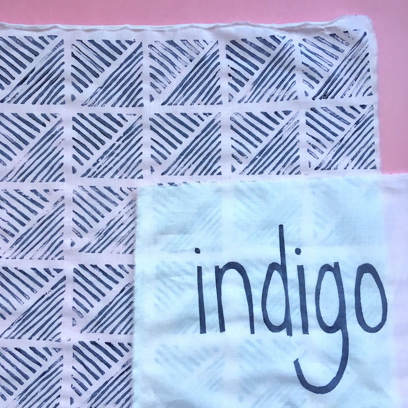 Indigo Block Printing Kit Natural Dye Premeasured Etsy Australia